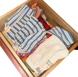 Drawer Full Of Assorted Kitchen Towels (K)
