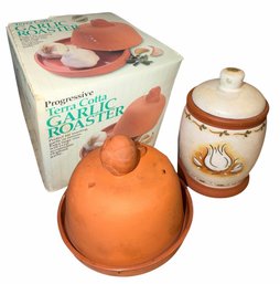 Garlic Keeper & Garlic Roaster Pair (K)