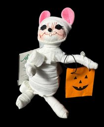 Annalee Halloween Mummy Mouse Figurine