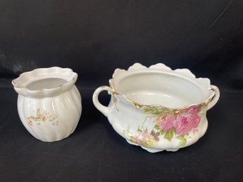 Two Antique Porcelain Vases