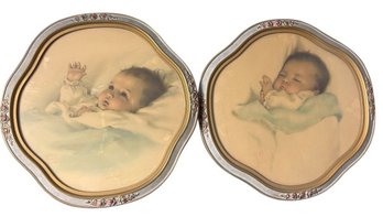 Bessie Pease Gutmann A Little Bit Of Heaven Framed Prints 2pc (BR2)