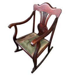 Antique Wooden Rocking Chair (G)