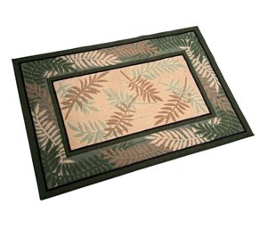 Leafy Green Floor Mat Rug (BS)
