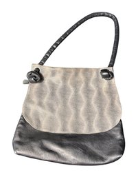 Liza Ganz New York Womens Black & Silver Tone Purse