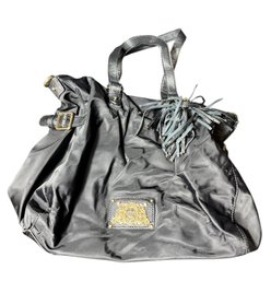 Juicy Couture Black Womens Purse Blue Inside