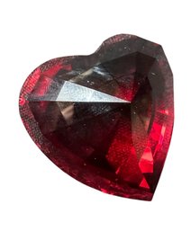 Swarovski Ruby Red Crystal Heart