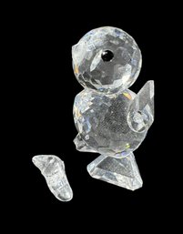 Swarovski Crystal Duck Figurine
