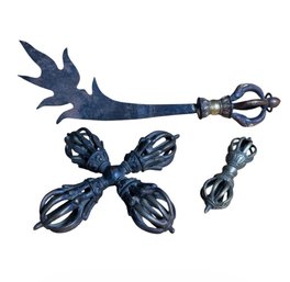 Tibetan Buddhist Tools 3pc (BLR)