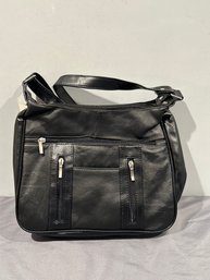 Genuine Leather Black Purse