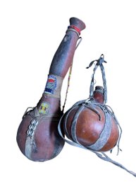 African Gourd Water Jug Pair (BLR)