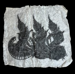 Thai Temple Rubbing On Rice Paper (BLR)