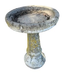 Outdoor Stone Bird Bath (Y)