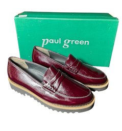 Paul Green Bordo Crinkled Womens Shoes Size 7.5