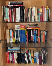 Three Shelves Full Of Assorted Books & Novels (LR)