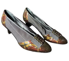 Prevata Italian Womens Heels Size 8 Genuine Leather