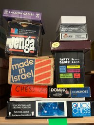 Board Games, Jenga, Chess