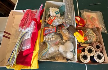 (2) Boxes Full Of Arts And Crafts (B)