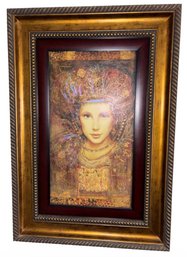 Csaba Markus(1953-) Lyrica Serigraph In Ornate Frame (O)