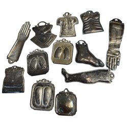 Italian Ex Voto Human Body Ornaments 12pc (BLR)