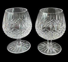 Waterford Crystal Lismore Brandy Glass Pair
