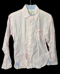 Marblehead Greens Pink Striped Long Sleeve Size Small