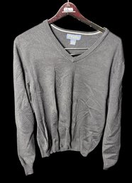 Brooks Brothers Black Italian Wool Longsleeve Size Medium