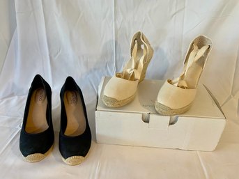 2 Pairs Of Espadrilles Me Too (Soho) & Soludos Brands