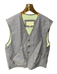 Marblehead Greens Striped Vest Size Medium