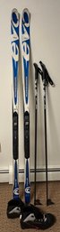 Salomon Flex 105 Mens Cross Country Skis And Size 9.5 Boots