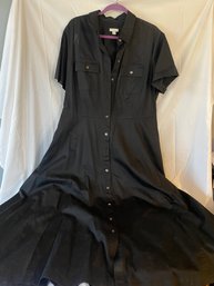 J Jill Button Down Dress 2X