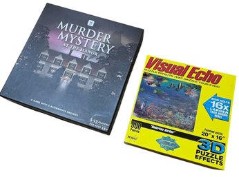 Murder Mystery Game And 3d Puzzle Set (LR)