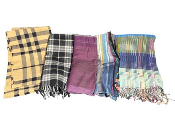 Burberry, Wallace Sewell & Other Scarves 5pc