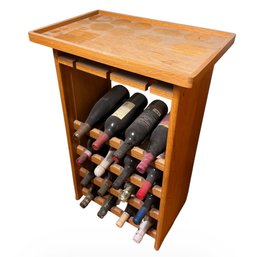 Wooden Wine Rack Table (B)