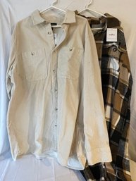 Omoone Shirt Coat & Banana Republic Corduroy Shirt