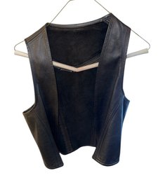 Indian Run Leather Vest Size XS (BR1)