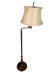 Solid Metal Swing Arm Floor Lamp Works! (LR)