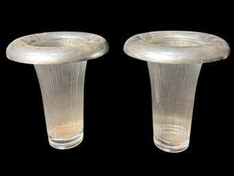 Nambe 2010 Betty Bough Pair Of Vases