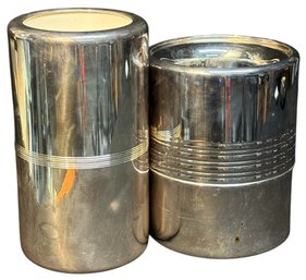 Christofle Silver Plated Wine Cooler Pair