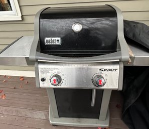 Weber Gas Grill With Cover (deck)