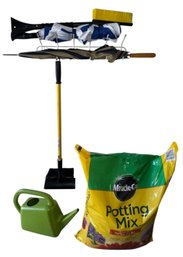 MiracleGro Potting Mix, Watering Can, Umbrellas & More (G)