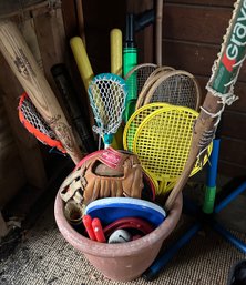 Basket Of Outdoor Toys (T)