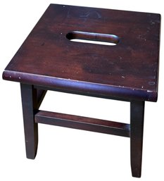 Solid Wooden Porter Step Stool (LR)