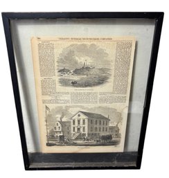 19th Century Marblehead Gleasons Pictorial Drawing-room Companion Paper Page