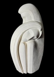 Haegar Pottery Sandstone Embracing Holy Statue