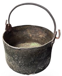 Old Copper Handled Cauldron (LR)