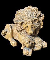 Abbey Press Lamb & Lion Sculpture