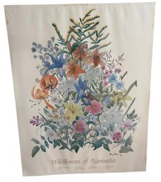 Botanical Poster Wildflowers Of Nantucket (LR)