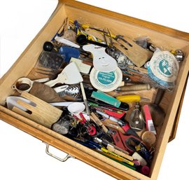 Drawer Full Of Assorted Kitchen Utensils (K)