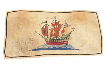 Old Sailing Ship Embroidery (BO)