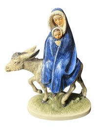 Goebel Mary & Baby Jesus On Donkey Flight Into Egypt Figurine